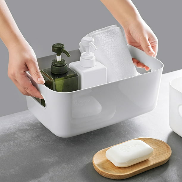 Details about   Plastic Home & Kitchen Container Sink Holder Storage Basket Bathroom Shelf